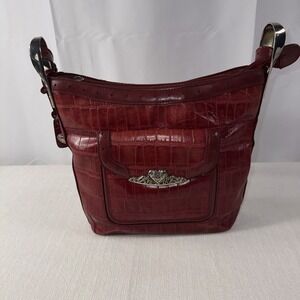 marc chantal Red W/ Silver Hardware handbag